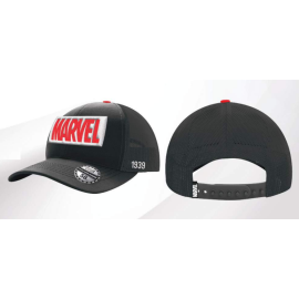 MARVEL - Black Logo - Trucker Cap 
