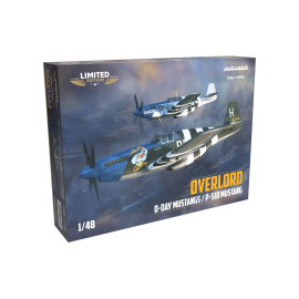 OVERLORD: D-DAY MUSTANGS / P-51B MUSTANG DUAL COMBO 1/48 EDUARD-LIMITED Modellbausatz 