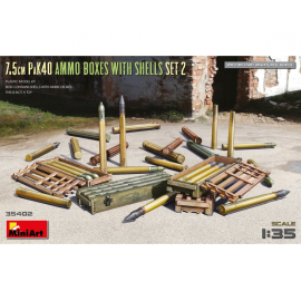 1:35 Dt. 7,5 cm PaK40 Munitionskisten Set 2
