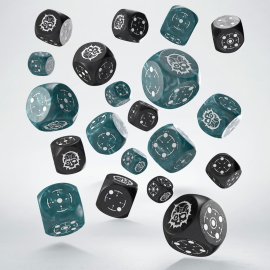 Crosshairs Compact D6 dice pack Stormy&Black (20) 