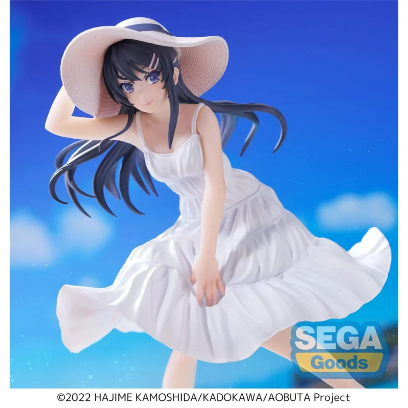 Rascal Does Not Dream of a Bunny Girl Senpai Luminasta PVC statuette Mai Sakurajima Summer Dress 17 cm