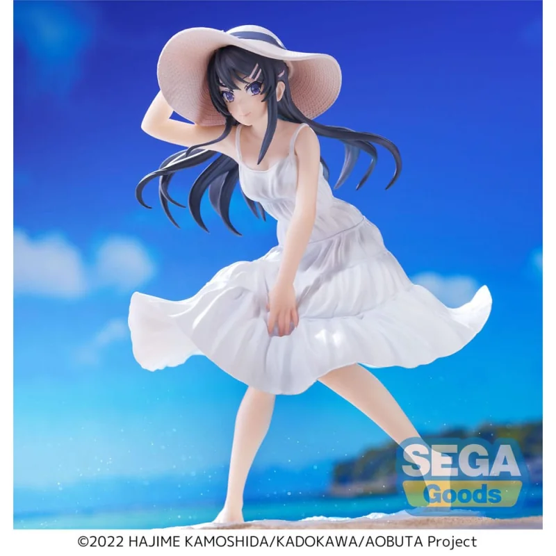 Rascal Does Not Dream of a Bunny Girl Senpai Luminasta PVC statuette Mai Sakurajima Summer Dress 17 cm