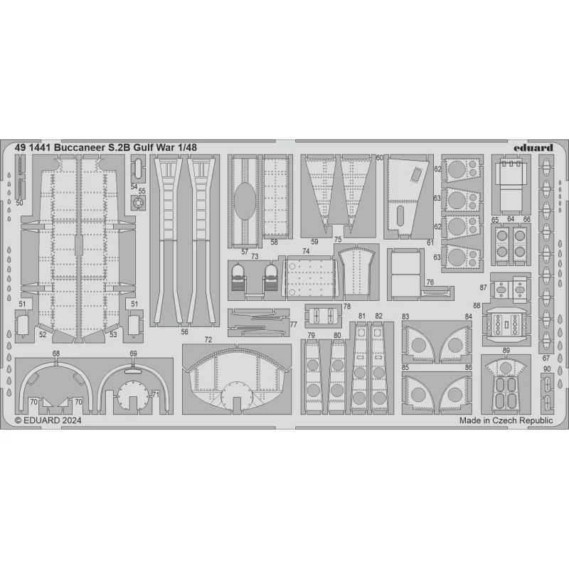 Blackburn Buccaneer S.2B Gulf War 1/48 (designed to be used with Airfix kits)