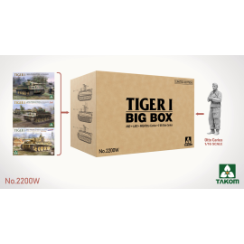 Tiger I Big Box Limited Edition (3 tanks 2 figures) Modellbausatz 