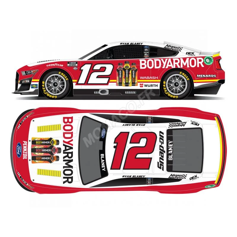 FORD MUSTANG "BODYARMOR" 12 RYAN BLANEY CUP SERIES 2023 (ARC DIECAST)