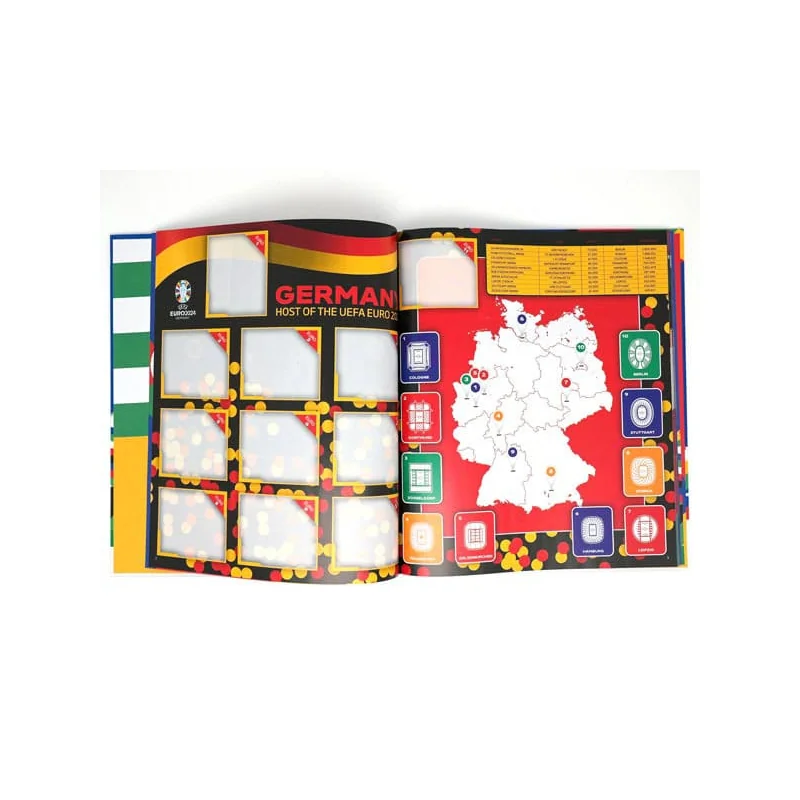 UEFA EURO 2024 Sticker Collection Album Hardcover