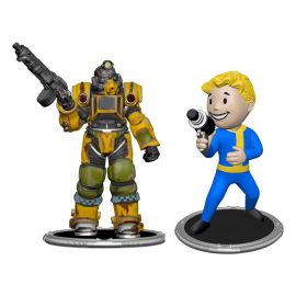 Fallout pack 2 figures Set A Excavator & Vault Boy (Gun) 7 cm Figurine 