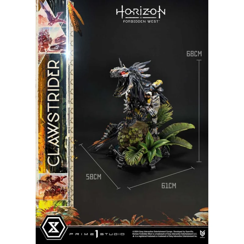 Horizon Forbidden West Ultimate Premium Masterline Series 1/4 Clawstrider Bonus Version 68 cm