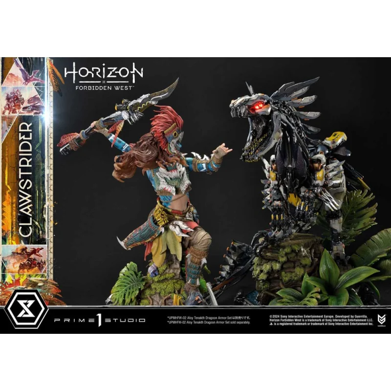 Horizon Forbidden West Ultimate Premium Masterline Series 1/4 Clawstrider Bonus Version 68 cm