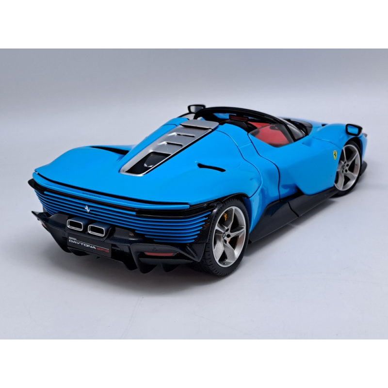 1/18 FERRARI SIGNATURE – Daytona SP3 – Blau Fahrzeug-Miniatur