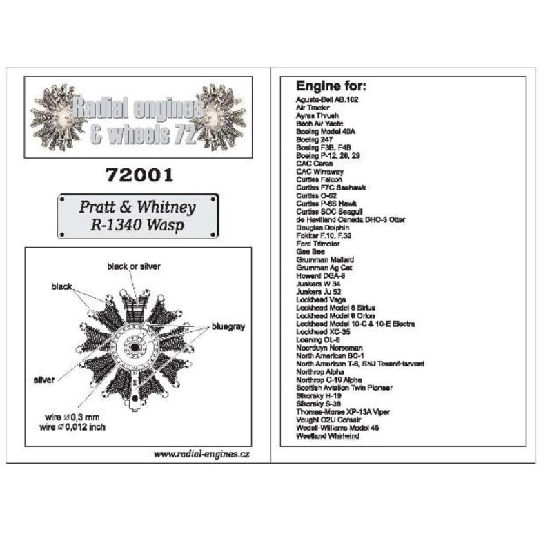 Pratt & Whitney R-1340 Wasp radialer Motor, Wie verwendet, darauf... Luft von Augusta-Bell AB102 Tractor Ayers Trush Bach Air Ya