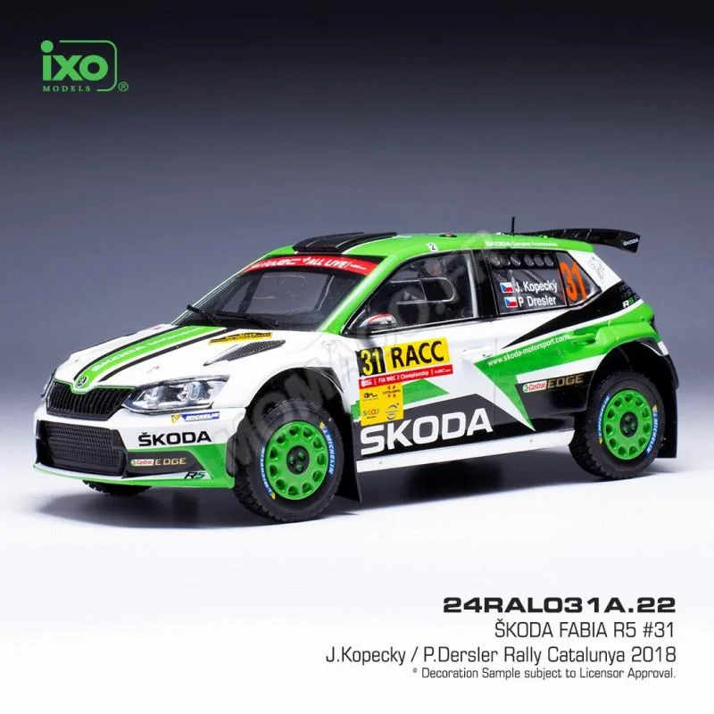 SKODA FABIA R5 31 KOPECKY/DERSLER RALLY OF CATALONIA 2018