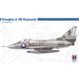 Douglas A-4B Skyhawk HASEGAWA + CARTOGRAF + MASKS Modellbausatz 