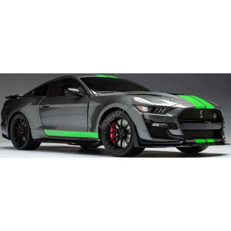 FORD MUSTANG SHELBY GT500 2020 CARBON GRAY WITH GREEN STRIPES