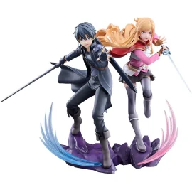 Sword Art Online statuette 1/7 Progressive Scherzo of Deep Night Kirito & Asuna Set