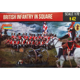 British infantry in square figure 1:72