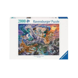 Original Ravensburger Quality puzzle About Pegasus in the air (2000 pieces) 