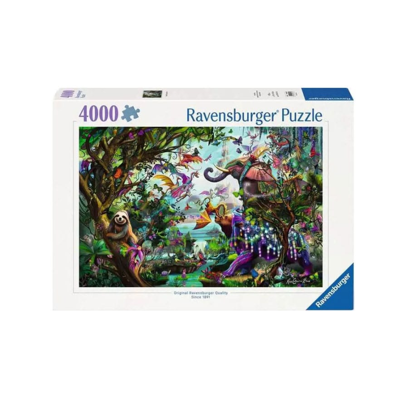 Original Ravensburger Quality puzzle The dragons of the tropics (4000 pieces)