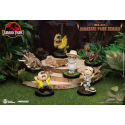 Jurassic Park statues Mini Egg Attack Jurassic Park Series Set 10 cm