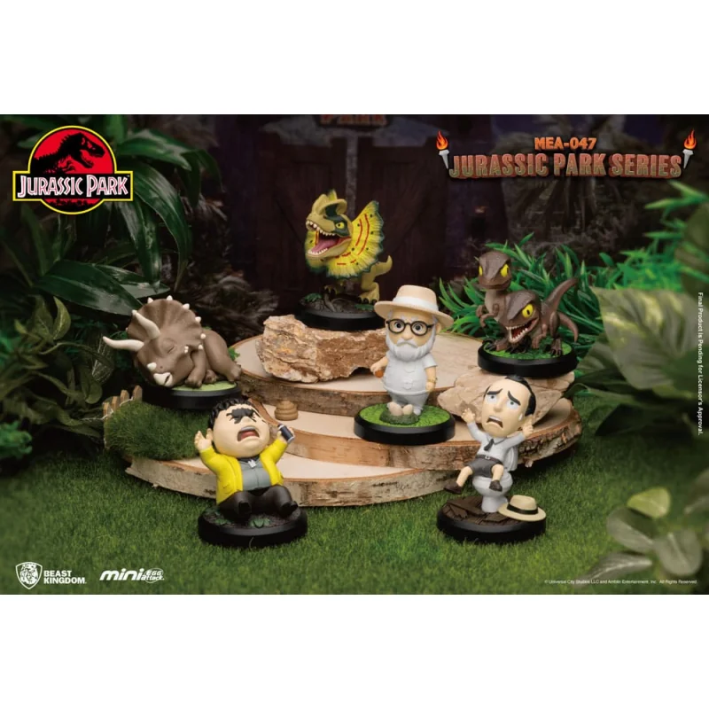 Jurassic Park statues Mini Egg Attack Jurassic Park Series Set 10 cm