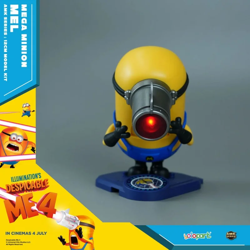 Despicable Me 4 statue Plastic Model Kit AMK Series Super Mel 12 cm