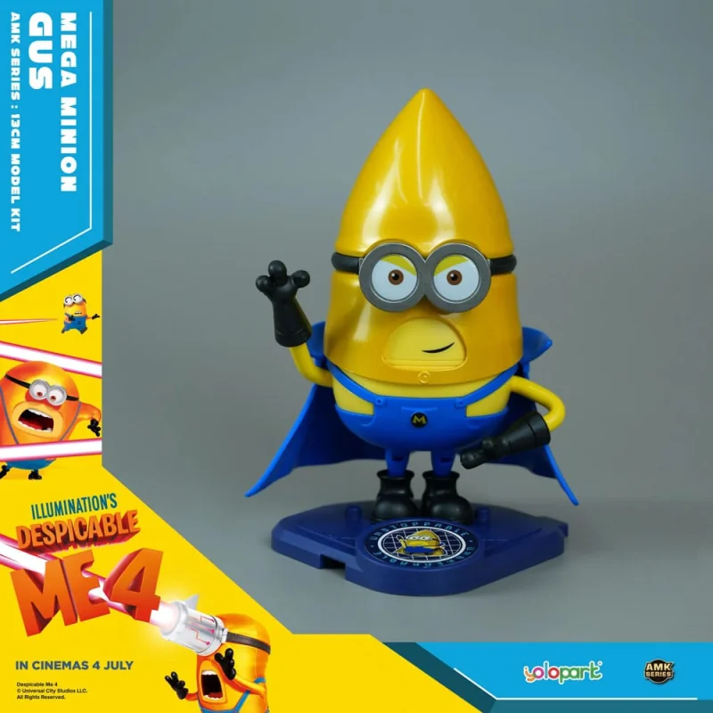 Despicable Me 4 statue Plastic Model Kit AMK Series Super Gus 12 cm