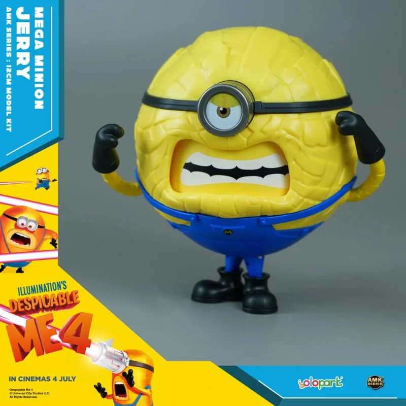 Despicable Me 4 statue Plastic Model Kit AMK Series Super Jerry 12 cm