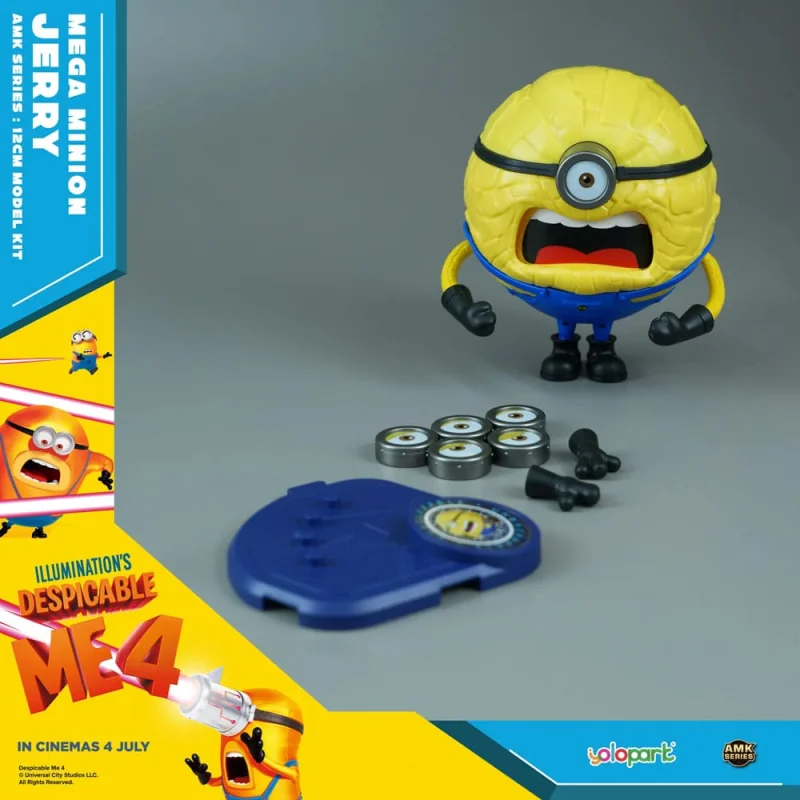 Despicable Me 4 statue Plastic Model Kit AMK Series Super Jerry 12 cm