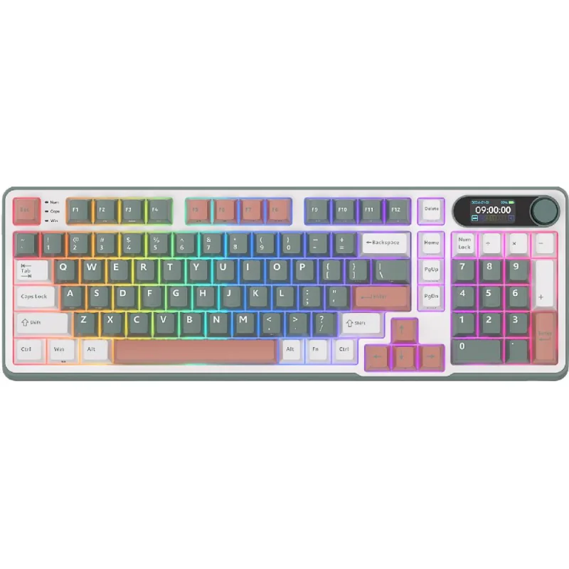 Royal Kludge S98 TFT Tactile 98K Camping QWERTY - RGB ANSI (ENG) Wireless Keyboard