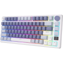 Royal Kludge M75 OLED 81K Ocean Blue QWERTY - RGB ANSI (ENG) Wireless Keyboard