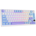 Royal Kludge M75 OLED 81K Taro Milk QWERTY - RGB ANSI (ENG) Wireless Keyboard