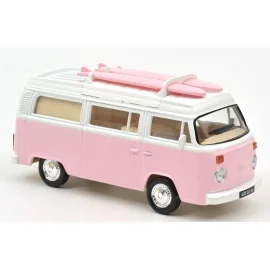 VOLKSWAGEN T2 Combi mit Surfbrett Pink