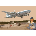 Douglas DC-7c Weltwetterstrecken von Pan American (PAA)