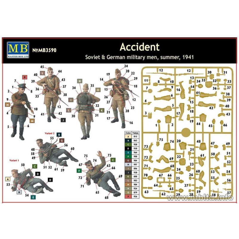 Unfall- Sowjet - Deutsches Militär - Sommer 1941