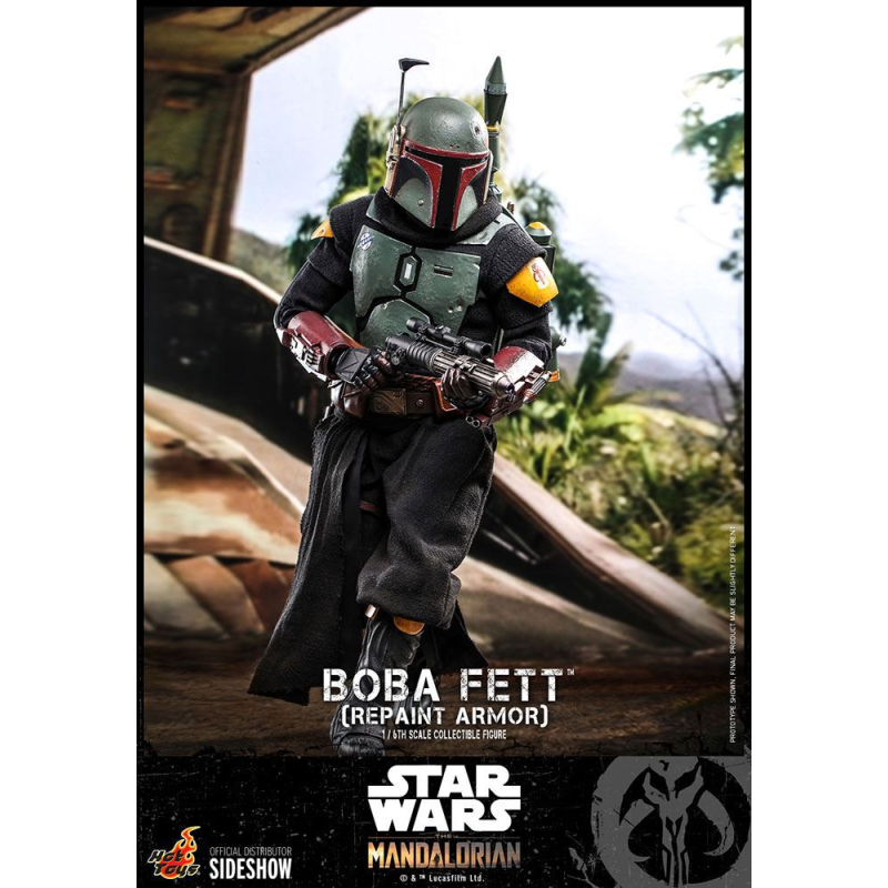 Star Wars The Mandalorian Actionfigur 1/6 Boba Fett (Repaint Armor) 30 cm