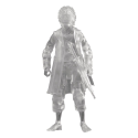 THE LORD OF THE RINGS - Frodo "Invisible" - Action Figure 13cm