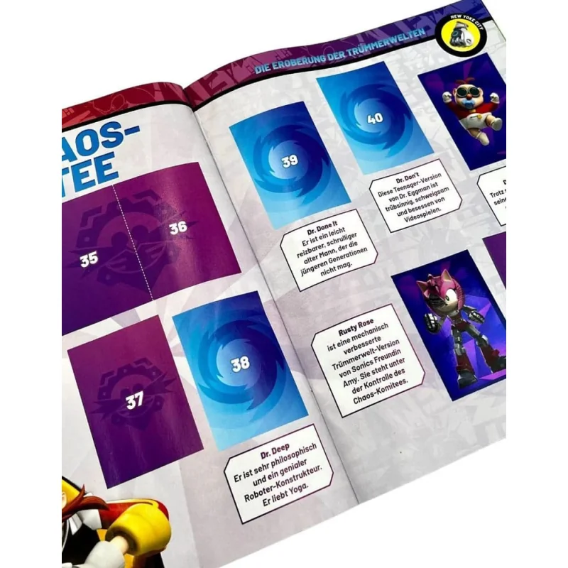 Sonic Prime Sticker Collection sticker album *GERMAN*