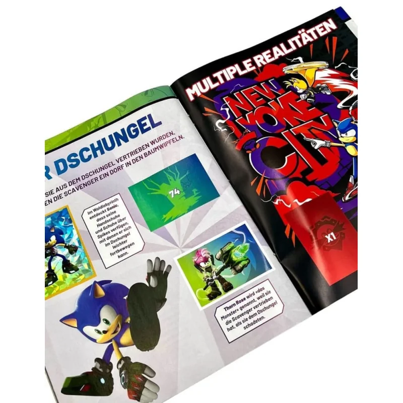 Sonic Prime Sticker Collection sticker album *GERMAN*