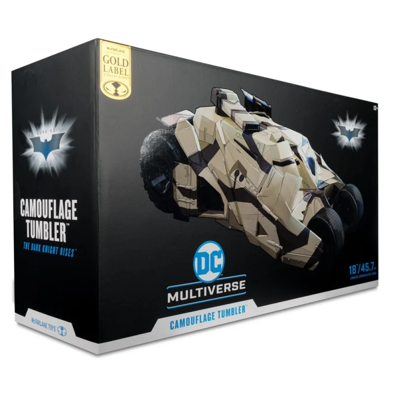 DC Multiverse Vehicle Tumbler Camouflage (The Dark Knight Rises) (Gold Label) 18 cm