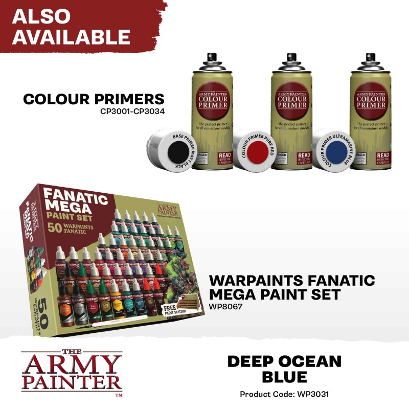 Farbe Army Painter - Warpaints Fanatic - Deep Ocean Blue The Army ...