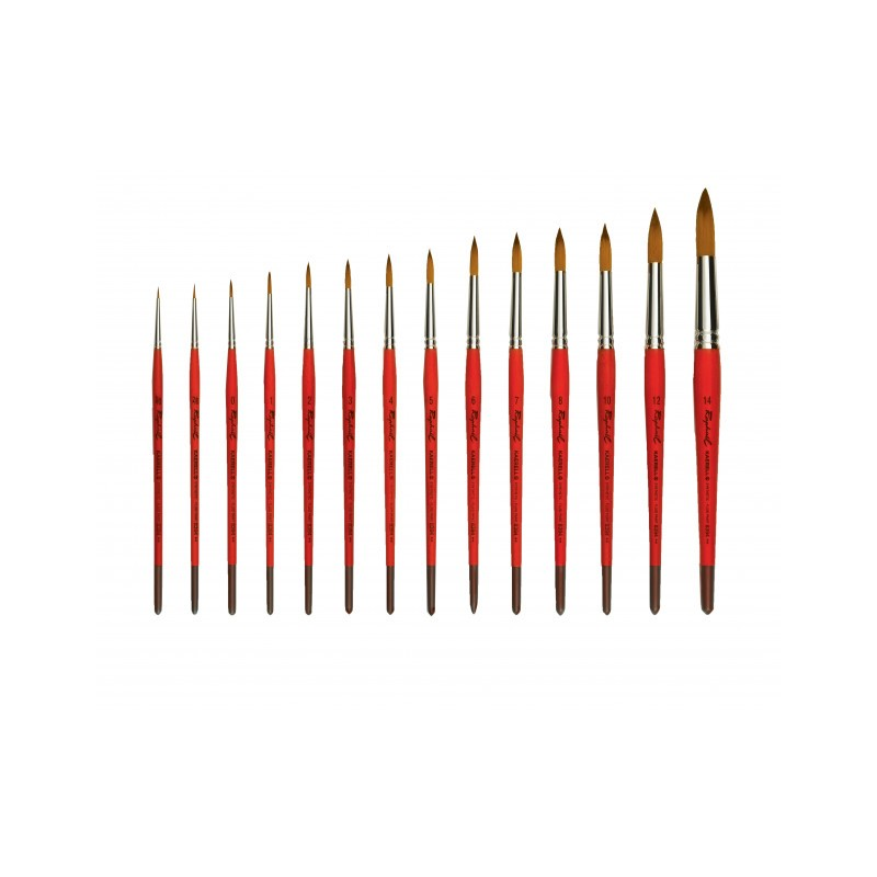 Raphaël Brushes - Kaerell Orange-Round Brushes-Size 4