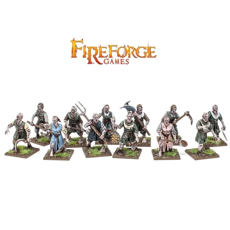 Fireforge - Living Dead Peasants (18 plastic figures)