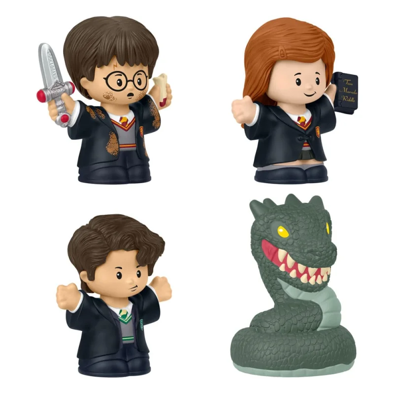 Harry Potter pack of 4 Fisher-Price Little People Collector Chamber of Secrets minifigures 6 cm