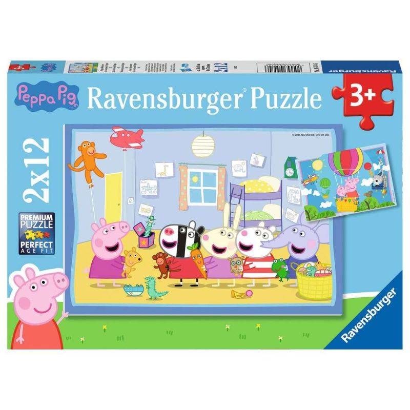 Puzzles 2x12 p - The adventures of Peppa Pig