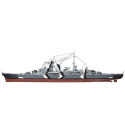 PRINZ EUGEN Schlachtschiff 1:200