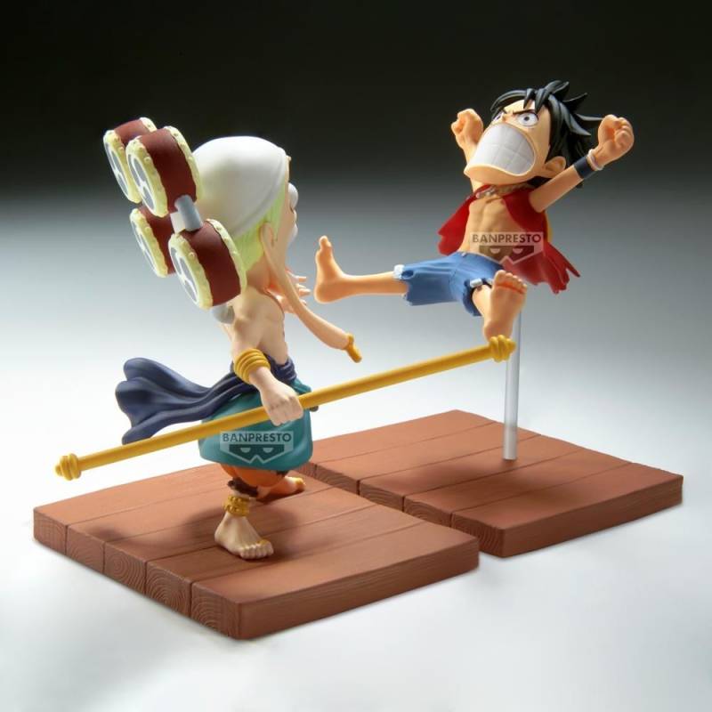 ONE PIECE - Luffy & Enel - WCF-Log Stories 7cm Figure