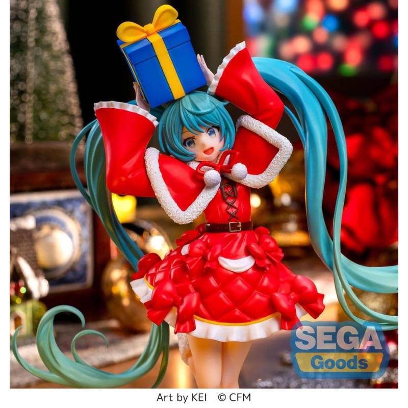 HATSUNE MIKU - Hatsune Miku "Christmas 2024" - Luminasta Statuette 19cm