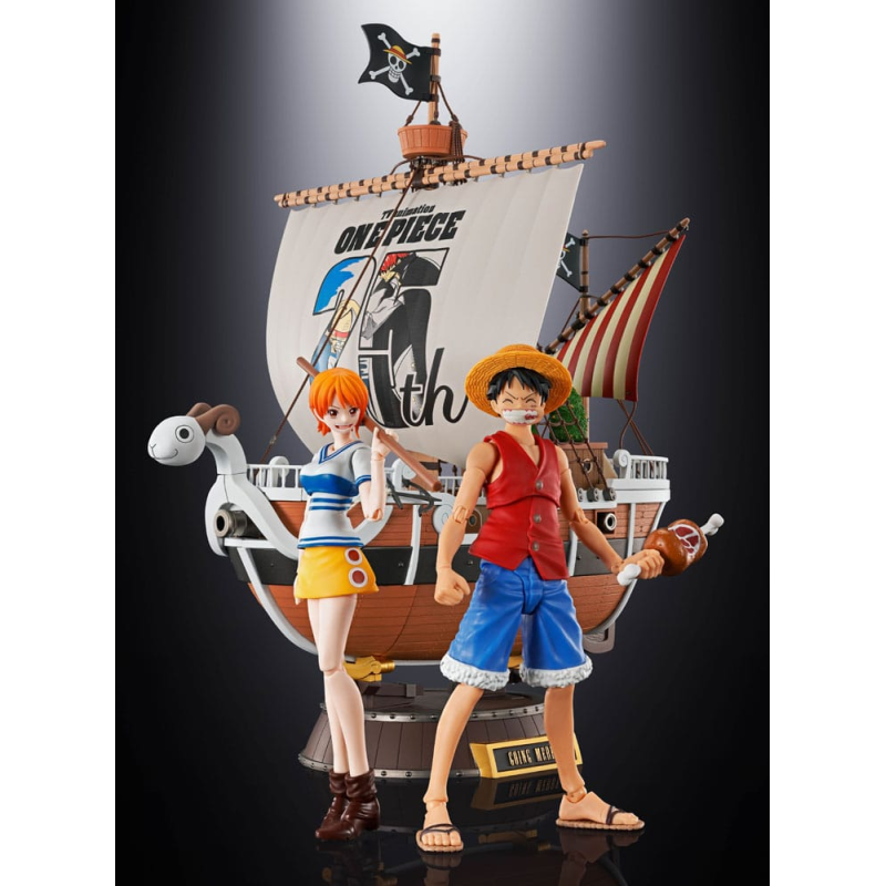 One Piece - Soul of Chogokin Going Merry Diecast Figure - 25th Anniversary Memorial Edition 28 cm