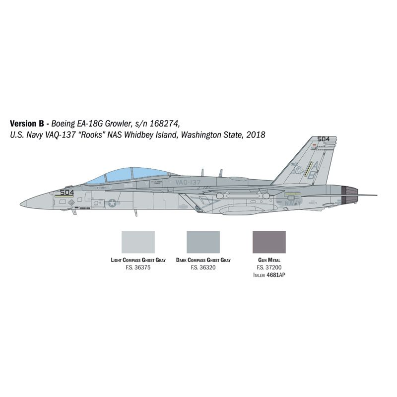 EA-18G Growler Kampfflugzeug zum Zusammenbauen und Bemalen