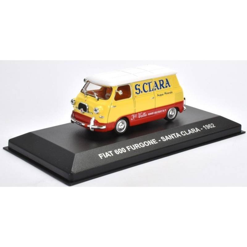 FIAT 600 van 1962 Italienisches Mineralwasser SANTA CLARA